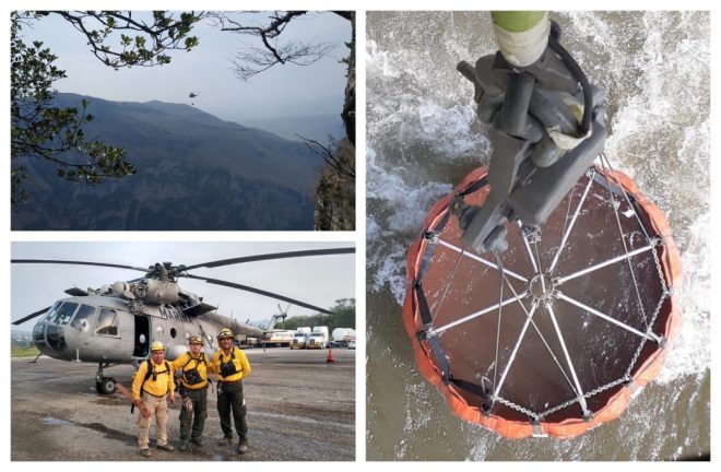 Semar envía helicóptero MI-17 para combatir incendio en ...