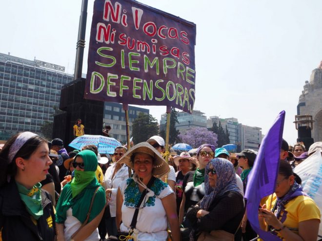 Represin de la protesta afecta mas a mujeres, afirman defensoras