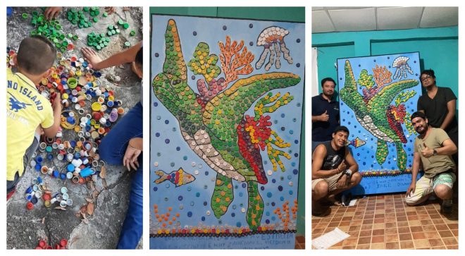 Crean mural ecolgico, arte que inspira a la conciencia ambiental