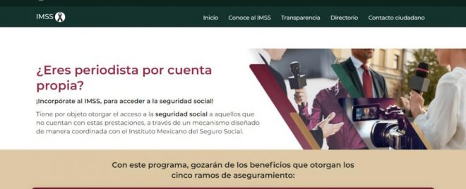 Presentan programa de seguridad social para periodistas independientes