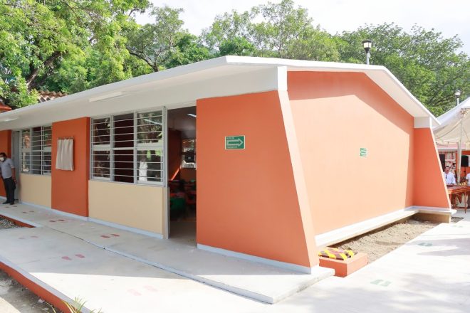 Inauguran infraestructura en el Jardín de Niños Daniel Robles Sasso, en Chicoasén
