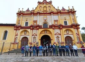 Inauguran rehabilitación de la Catedral de San Cristóbal de Las Casas, afectada por el sismo de 2017