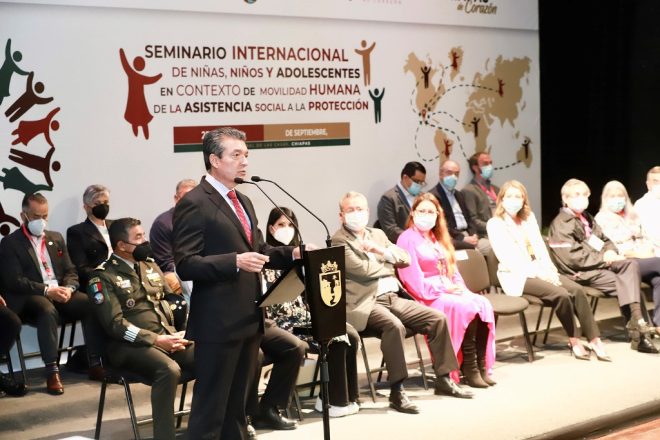 Inauguran en Chiapas seminario para fortalecer atención a niñas, niños y adolescentes migrantes