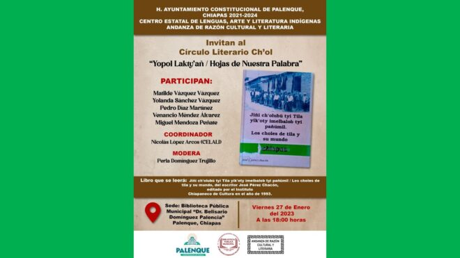 Literatura en Ch’ol para todas y todos
