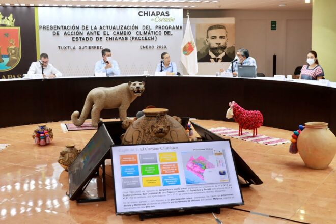 Chiapas reitera compromiso contra cambio climático: actualizan Programa de Acción