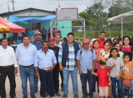 Con cancha de usos múltiples, en Palenque se fomenta la salud