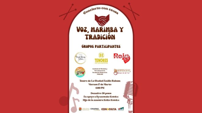 La música nos une y esta vez para ayudar: concierto con causa «Voz, Marimba y Tradición»