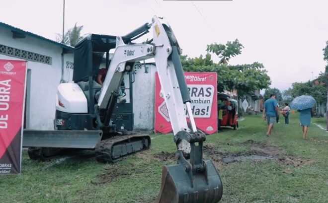 En Tapachula, inician una obra de pavimentación y avanzan con otra